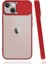 Apple iPhone 13 Mini Kılıf Lensi Kapak-Kırmızı 1