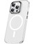 Apple iPhone 15 Pro Max Kılıf Airbagli Magsafe Wireless Şarj Özellikli Lens Koruyuculu Klaptika Kapak-Renksiz 1