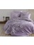 Saten Çift Kişilik Nevresim Takımı Pellini V2 Lila - 66421-1453 2