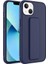 Apple iPhone 14 Plus Kılıf Qstand Kapak-Lacivert 1