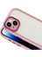 Apple iPhone 14 Kılıf Kamera Korumalı Renkli Kenar ve Çerçeve Tasarımlı Vitamin Kapak-Siyah 2
