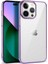 Apple iPhone 14 Pro Uyumlu Pixel Kapak-Açık Mor 1