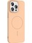 Apple iPhone 14 Pro Max Kılıf Magsafe Şarj Özellikli Ruby Silikon Kapak - Gri 4