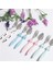 LISINYA174 Bebek Çatal Kaşık Seti - 18 cm - 458539-1453 1