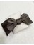 Scrunchie Fiyonklu Saten Lastikli Toka Vizon 2