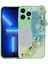 Apple iPhone 13 Pro Max Kılıf Simli Desenli El Askılı Tutacaklı Elsa Silikon Kapak 1