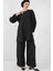 Ayrobin Tunik Pantolon Alt Üst Takım 6712 - Siyah 3