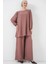 Ayrobin Tunik Pantolon Alt Üst Takım 6712 - Gül Kurusu 1