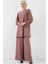 Ayrobin Tunik Pantolon Alt Üst Takım 6712 - Gül Kurusu 4
