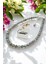 8 mm Hakiki Labradorit & Hematit Doğaltaş 925 Ayar Gümüşlü Kolye 1