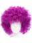 Koyu Mor Violet Renk Afro Bonus Parti Peruğu 1