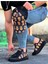LISINYA947 CZ01 Kömür Kurukafa Baskılı Erkek Casual Ayakkabı - 370724-1453 2