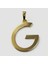 8 Ayar Altın Kolye Ucu Harf G GM2758 1 gr 1