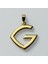 8 Ayar Altın Kolye Ucu Harf G GM2765 1 gr 1