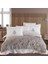 Çift Kişilik Saten Nevresim Mirabel Kahve - 510464-1453 1