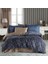 Çift Kişilik Saten Nevresim Gris Gold - 510459-1453 1