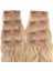 Kanekalon Fiber Sentetik Kabartılmış Dalgalı 8 Parça Saç Çıt Çıt - Balköpüğü Beyaz Platin Röfleli - 463285-1453 2