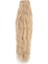 Kanekalon Fiber Sentetik Kabartılmış Dalgalı 8 Parça Saç Çıt Çıt - Balköpüğü Beyaz Platin Röfleli - 463285-1453 4