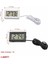 Sıcaklık Isı Termometresi Mini Dijital Isı Ölçer Ntc Sensör -50C 110C Buzdolabı Akvaryum Oda Depo 4