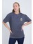 Kadın Oversize Antrasit Summer T-Shirt 3