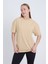 Kadın Oversize Basic Bordo Renk T-Shirt 1