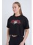 Kadın Oversize Excuses Baskılı Beyaz Renk Crop 4