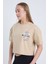 Kadın Oversize Realase Your Bordo Renk Crop 4