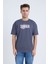 Erkek Oversize Antrasit Hello Summer T-Shirt 2