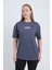 Kadın Oversize Antrasit Handsome T-Shirt 4