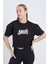 Kadın Oversize Amore Siyah Renk Crop 3