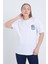 Kadın Oversize Relaxed Sometimes Bear Baskılı Siyah Renk T-Shirt 3