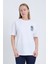 Kadın Oversize Relaxed Sometimes Bear Baskılı Siyah Renk T-Shirt 4