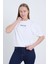 Kadın Oversize Beyaz Director T-Shirt 3