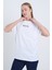 Kadın Oversize Beyaz Director T-Shirt 4