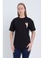 Kadın Oversize Siyah Cactus T-Shirt 2