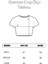 Kadın Oversize Beverly Baskılı Beyaz Renk Crop 5