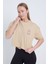 Kadın Oversize A Season Sweetness Baskılı Bej Renk Crop 3