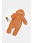 Bebek Kapüşonlu Fermuarlı Tulum, %80 Organik Pamuk & %20 Polyester, Bebek ve Yenidoğan Serisi - CSYK6044 1