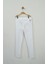 23 Nisan Beyaz Basic Likralı Unisex Çocuk Pantolon (5-12 Yaş) 3