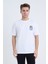 Erkek Oversize Beyaz Sometimes Bear T-Shirt 2