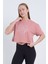 Kadın Oversize You Are Beautiful Baskılı Pembe Renk Crop 2