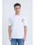 Erkek Oversize Beyaz Streetwear T-Shirt 2