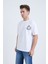 Erkek Oversize Beyaz Streetwear T-Shirt 3