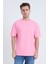 Erkek Oversize Basic Bej Renk T-Shirt 1