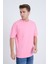 Erkek Oversize Basic Bej Renk T-Shirt 2