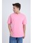 Erkek Oversize Basic Bej Renk T-Shirt 3