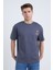 Erkek Oversize I Love Camp Baskılı Antrasit Renk T-Shirt 3