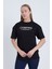 Kadın Oversize Siyah Camping T-Shirt 2