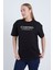 Kadın Oversize Siyah Camping T-Shirt 3