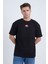 Erkek Oversize Siyah Riding Since T-Shirt 1